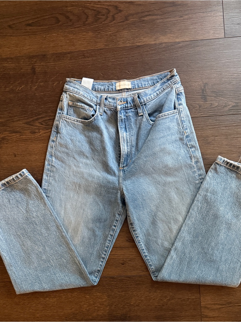 Favorite Daughter Light Blue Women's Straight Leg Jeans Crosby Sz 27